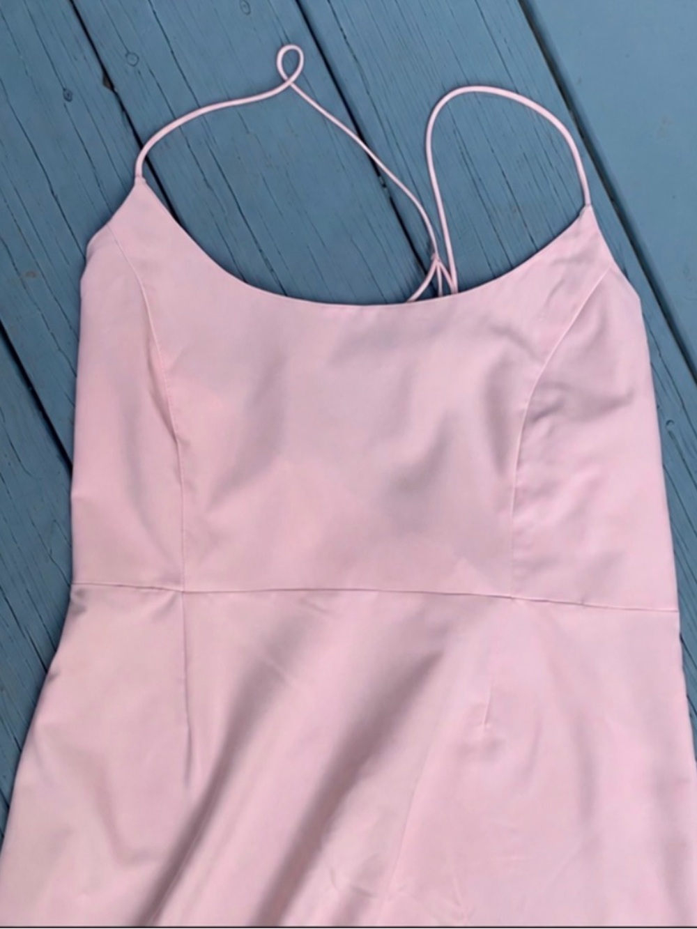 * ASOS light pink Maxi Dress Size 16 NWT - Picture 3 of 13